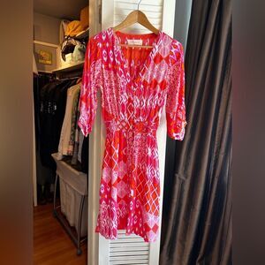 Walker & Wade Kelsey Dress in Flamingo